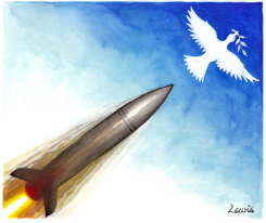 PASSENGER PLANE BROUGHT DOWN BY UKRAINE MISSILE by Peter Lewis