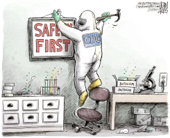 CDC  by Adam Zyglis