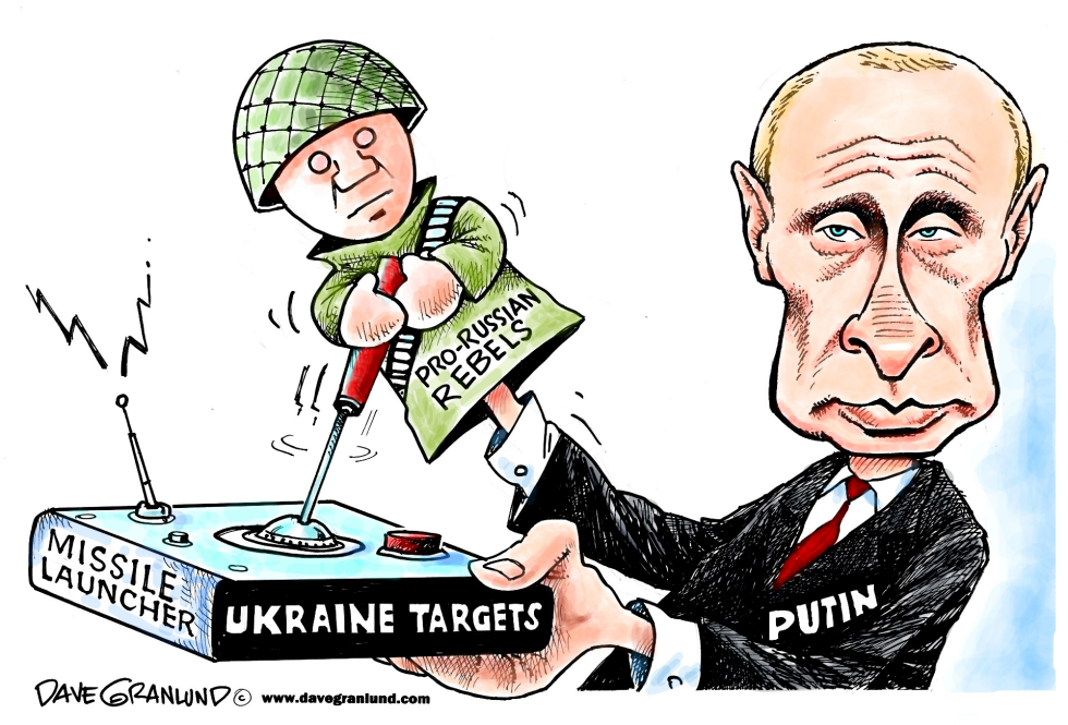  RUSSIAN MISSILES AND UKRAINE by Dave Granlund