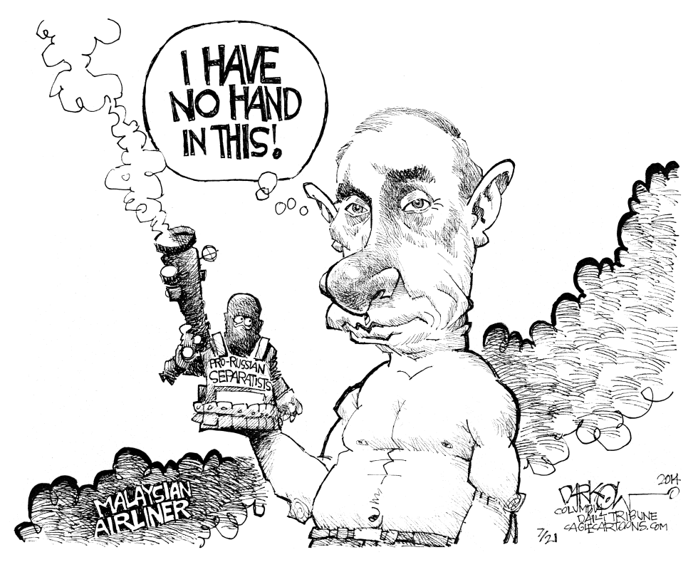  PUTIN PUPPET MASTER by John Darkow