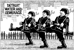 DETROIT WATER SHUT OFF by Monte Wolverton