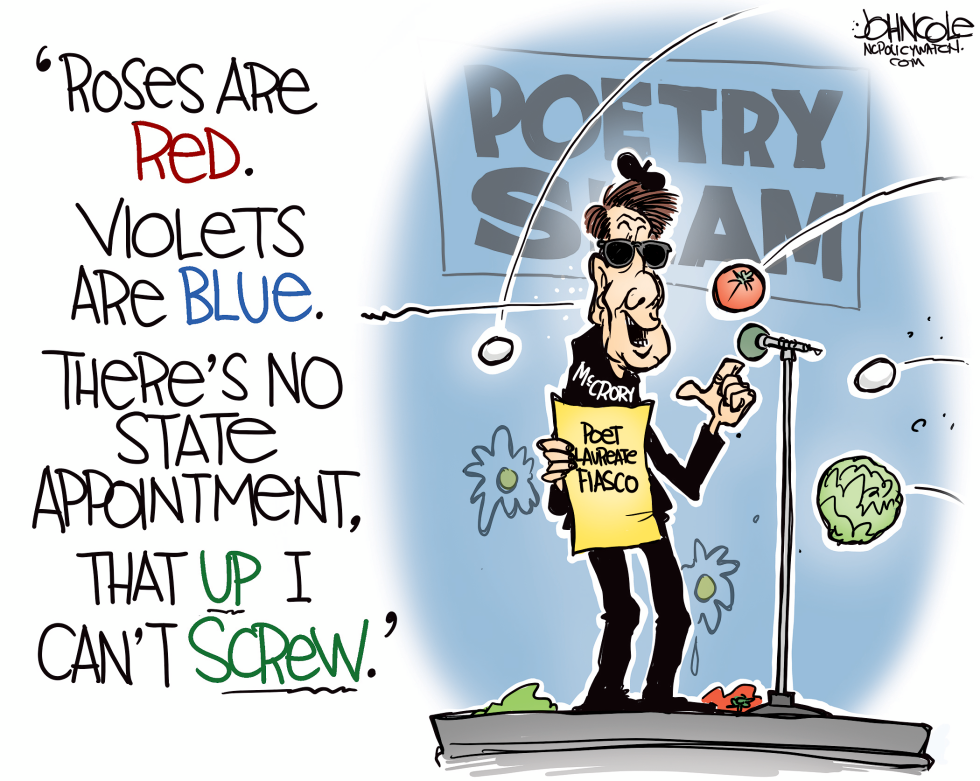LOCAL NC -- McCrory's poetry slam COLOR