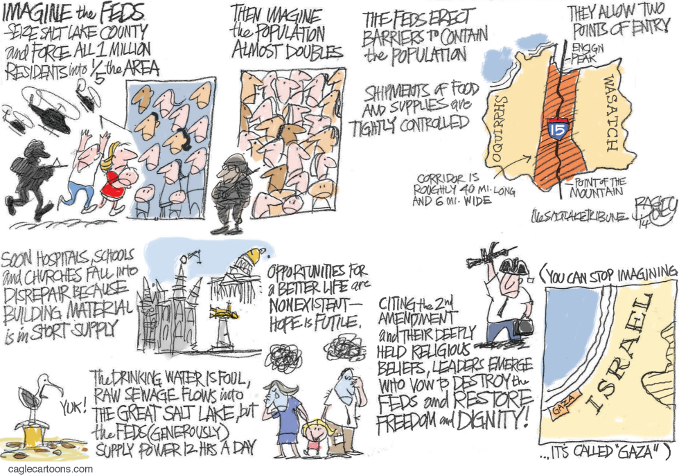 Salt Lake City and Gaza