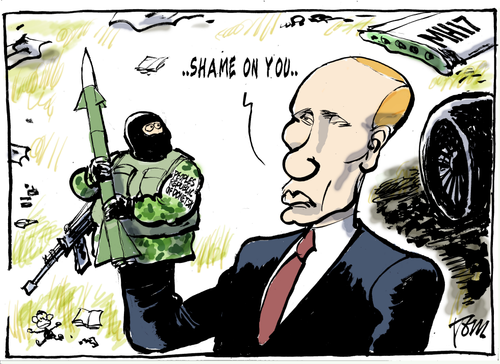  PUTIN AND UKRAINE SEPARATISTS by Tom Janssen