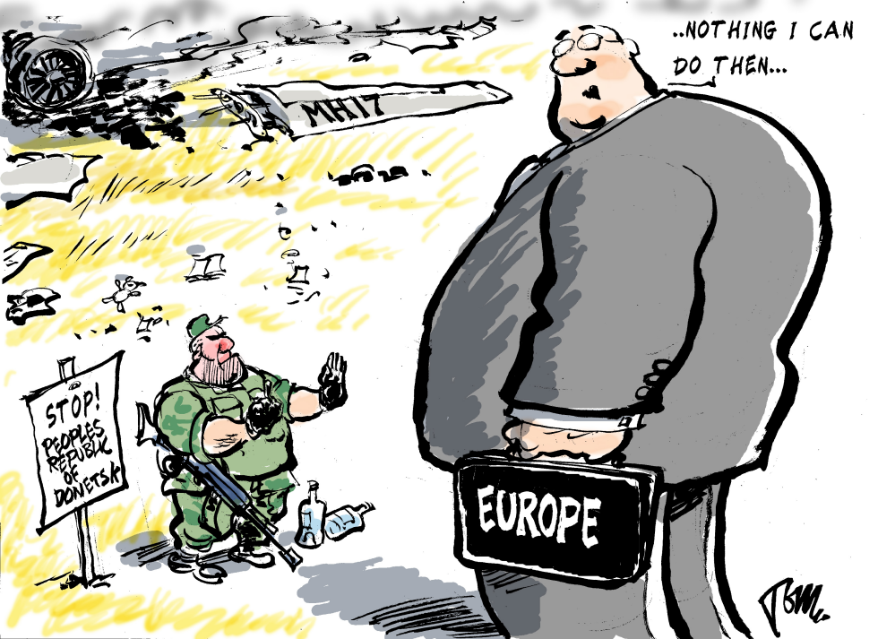  EU POWERLESS IN DONETSK by Tom Janssen