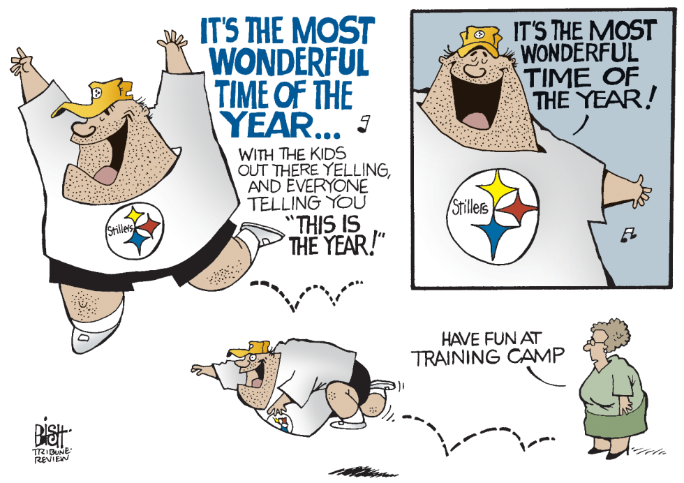 LOCAL- PA STEELERS TRAINING CAMP OPENS, COLOR