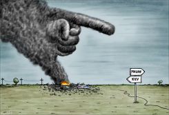 THE FINGER OF BLAME by Brian Adcock