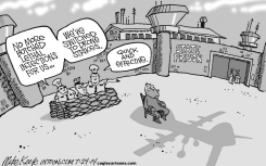 BOTCHED LETHAL EXECUTION by Mike Keefe