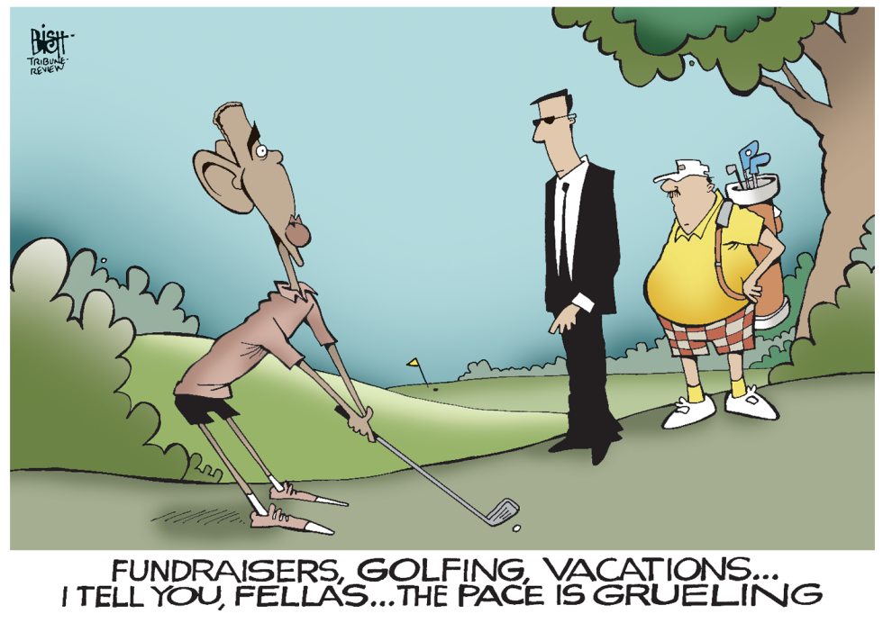 IT'S TOUGH BEING THE PRESIDENT, COLOR
