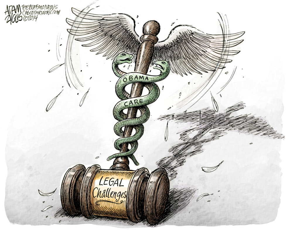  OBAMACARE LEGAL CHALLENGES by Adam Zyglis