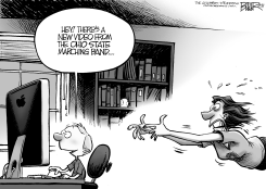 OSU MARCHING BAND HIJINKS by Nate Beeler