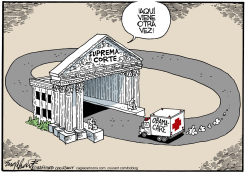 OBAMACARE EN LA SUPREMA CORTE /  by Bob Englehart