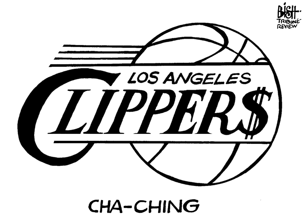 LA CLIPPERS, B/W