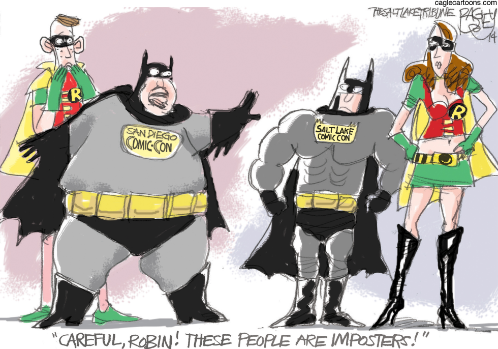  THE DORK KNIGHT by Pat Bagley