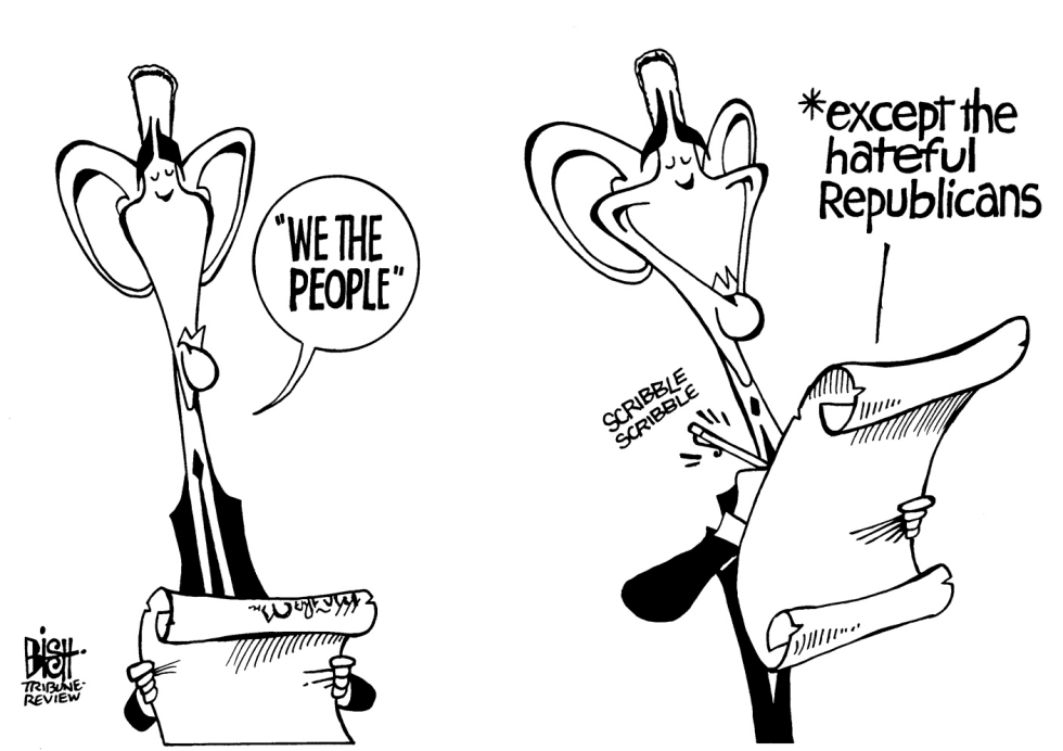 OBAMA AND THE CONSTITUTION, B/W