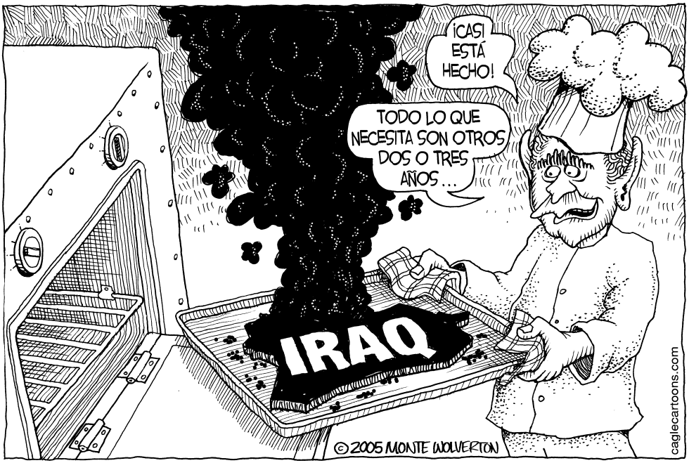  IRAQ  CASI HECHO by Wolverton