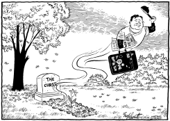 GOODBYE CURSE by Bob Englehart