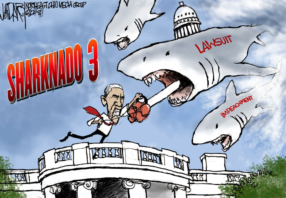 Obama lawsuit, Sharknado bad