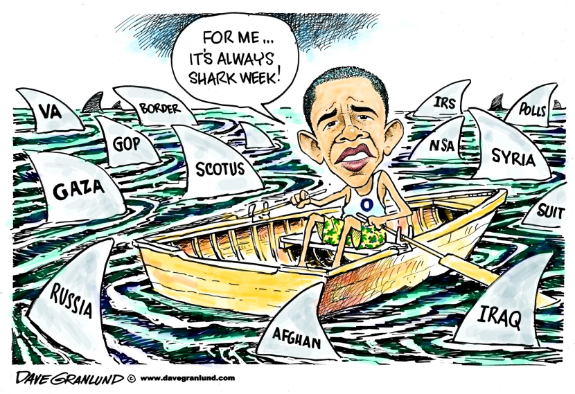 Obama and shark week