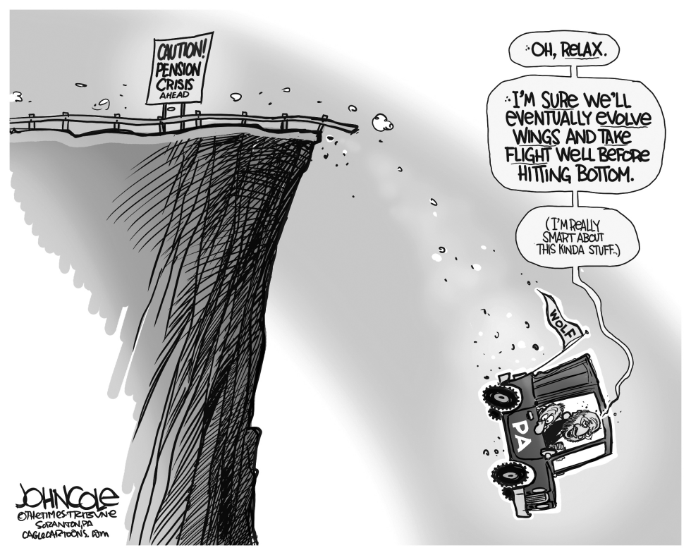 LOCAL PA -- Tom Wolf and the pension crunch BW