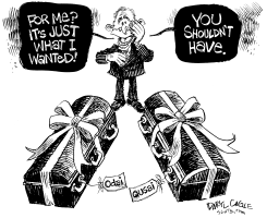 DEATH GIFT by Daryl Cagle
