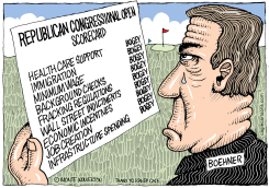 GOP PAR FOR THE COURSE  by Monte Wolverton