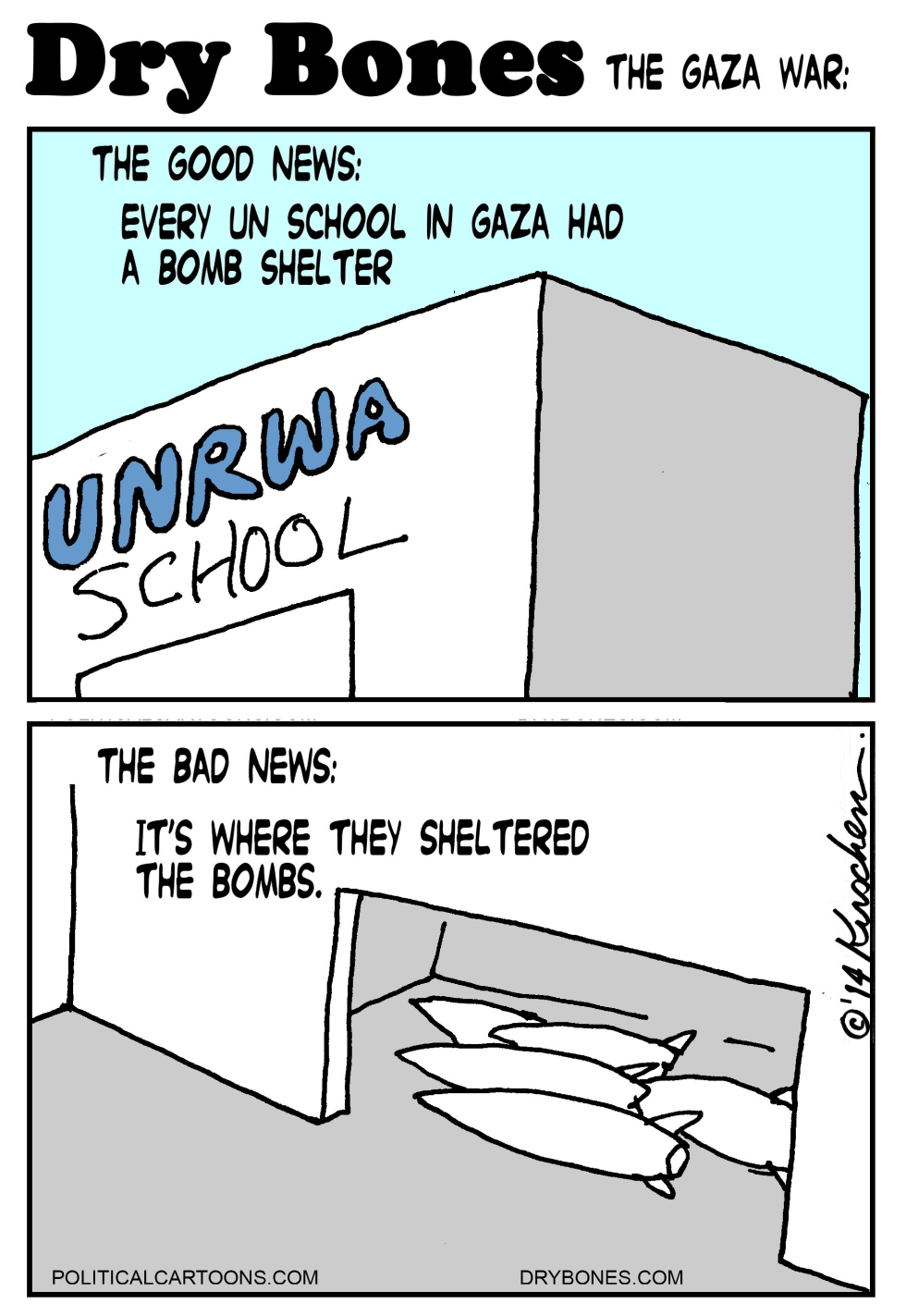  UN GAZA SCHOOLS by Yaakov Kirschen