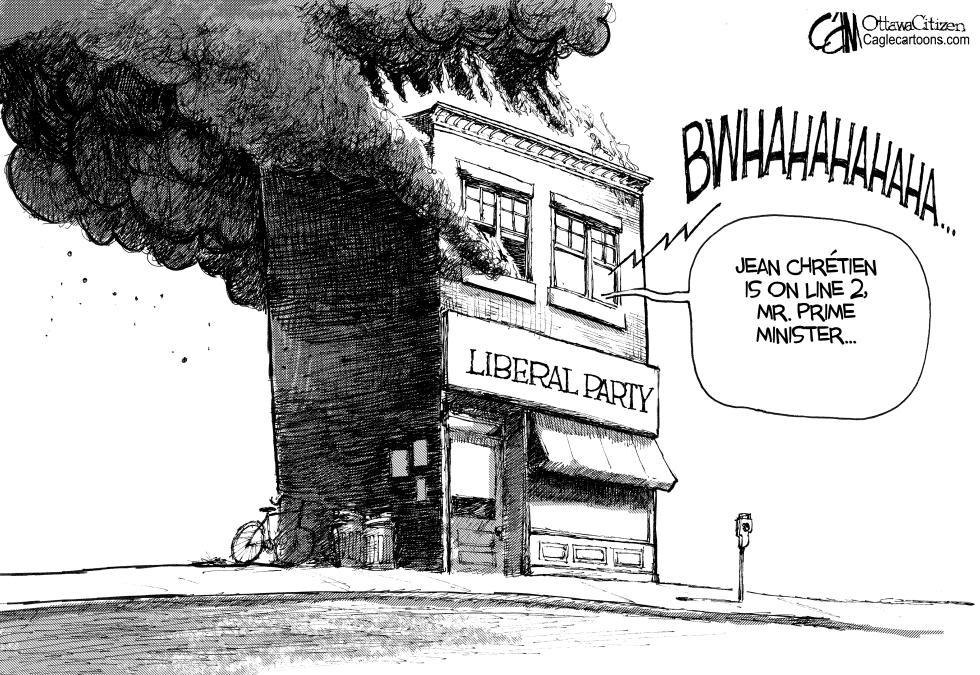 CANADA Burning Building