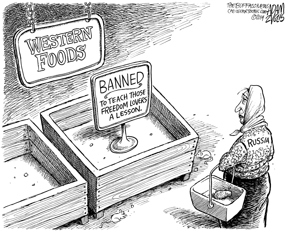 Russia Bans Western Food