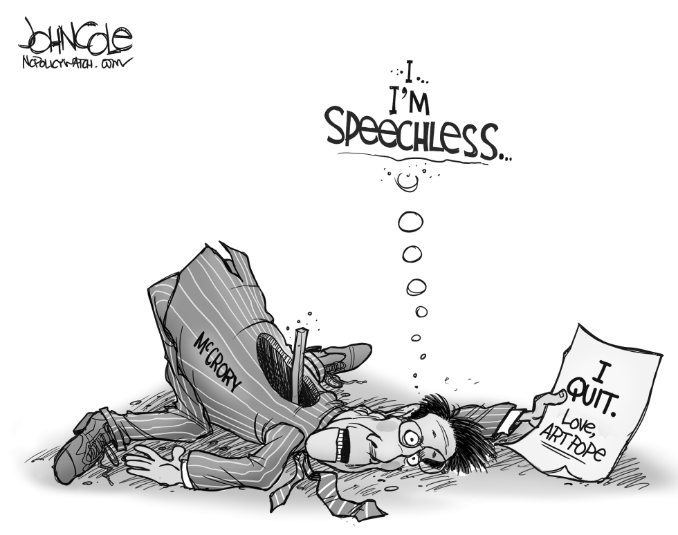 LOCAL NC -- Art Pope resigns BW
