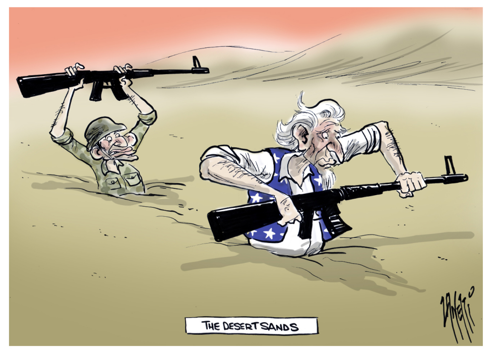 Mid-East Quicksand