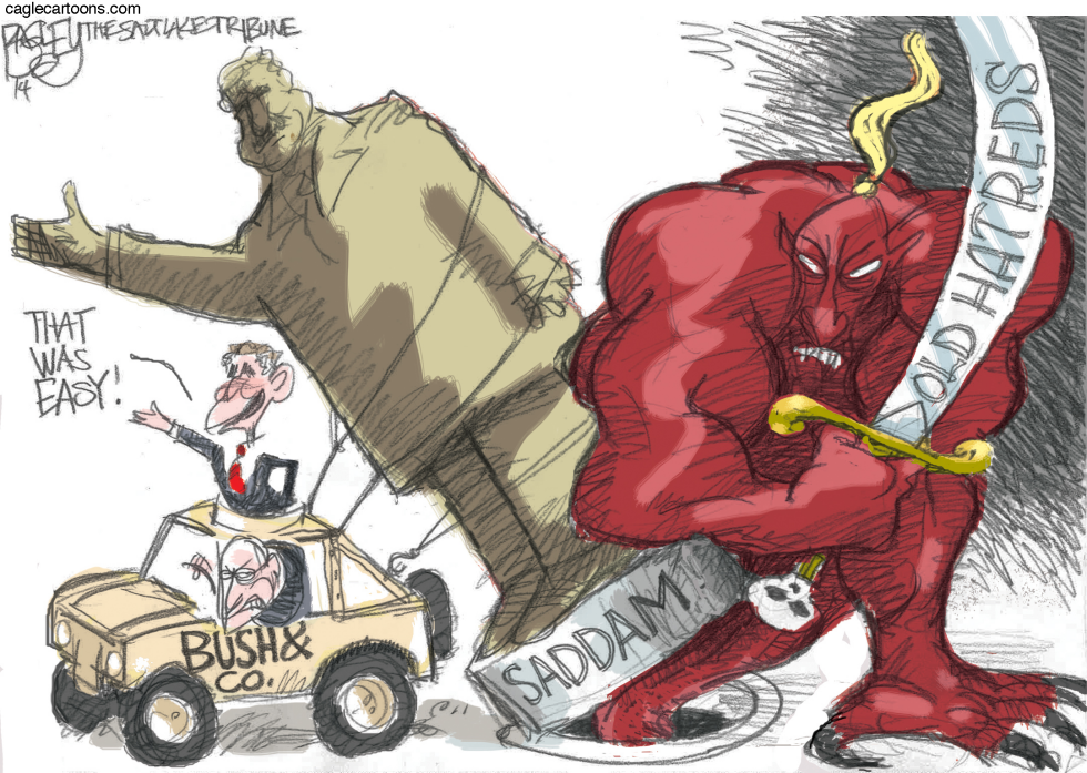  THE WAR PRESIDENT by Pat Bagley