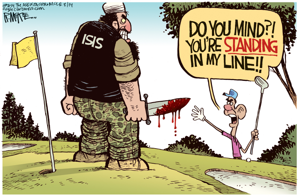 Obama Isis Golf COLOR