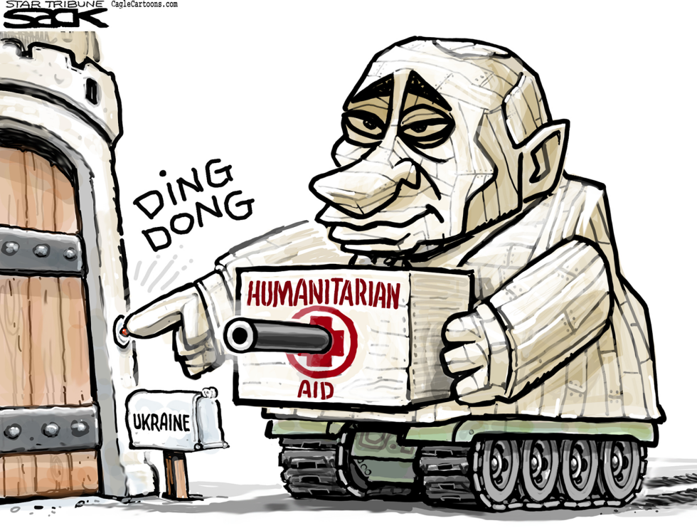  TROJAN PUTIN by Steve Sack