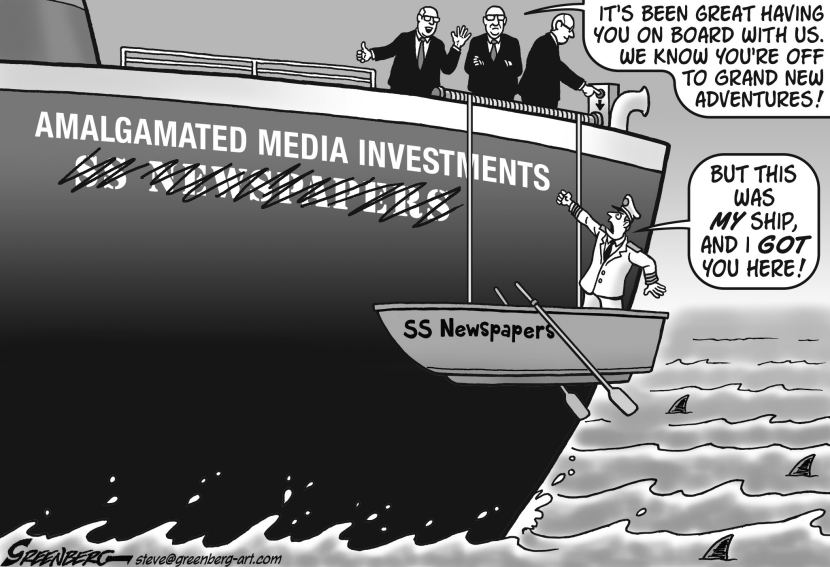 Media set adrift bw