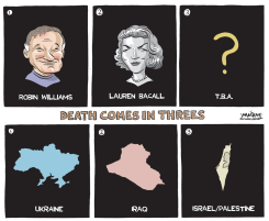 DEATH COMES IN THREES by Graeme MacKay