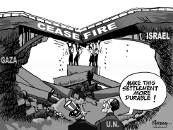 GAZA CEASEFIRE by Paresh Nath