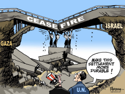 GAZA CEASEFIRE  by Paresh Nath
