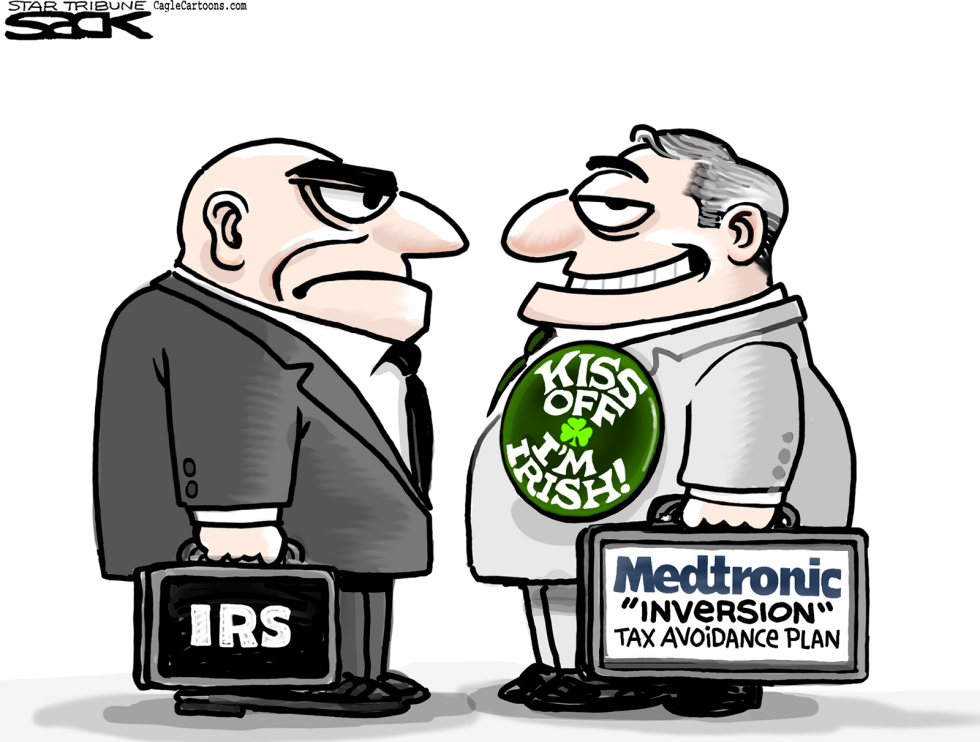 Corporate Inversion Tax Dodge COLOR