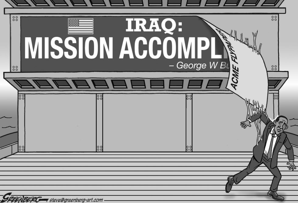 Iraq flypaper bw