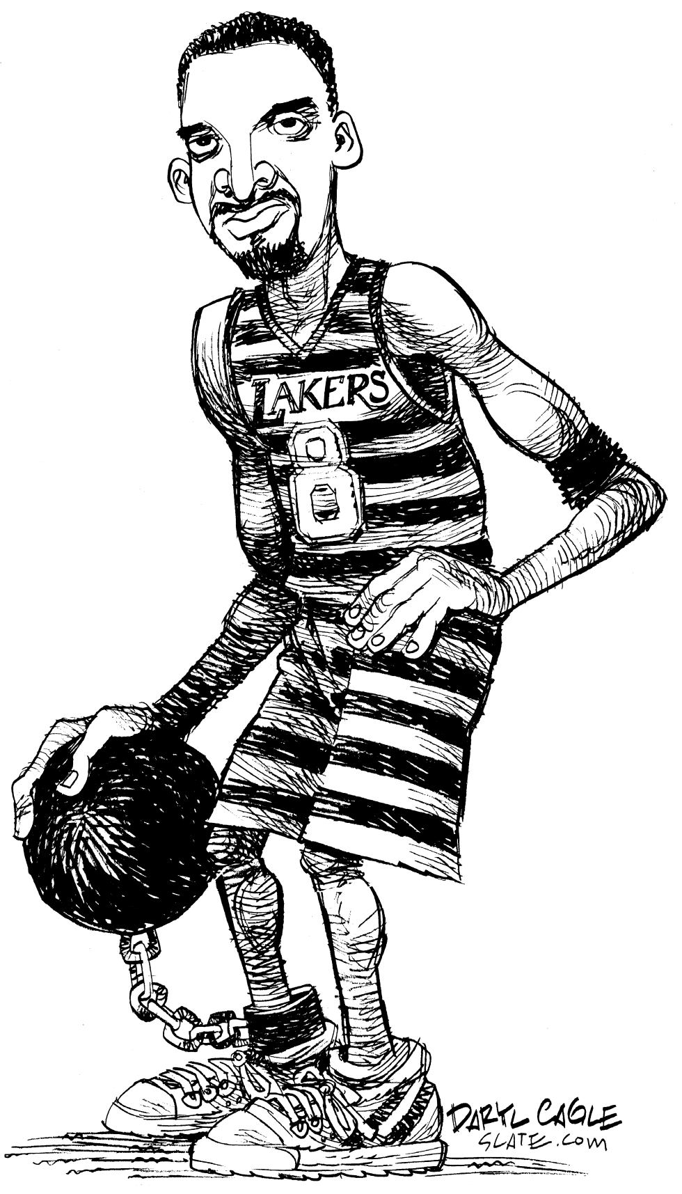  KOBE BRYANT by Daryl Cagle