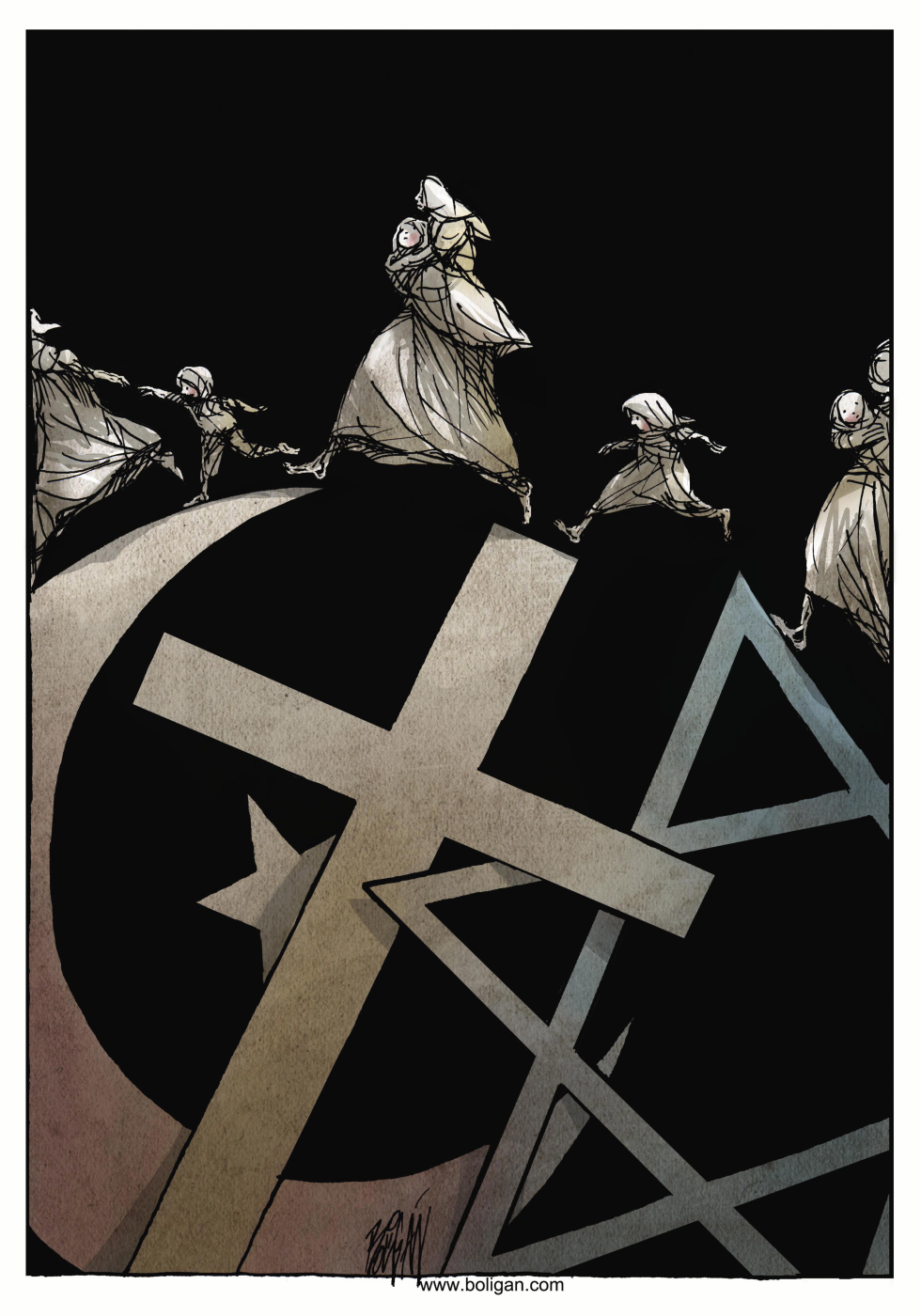 Displaced from the gods / COLOR