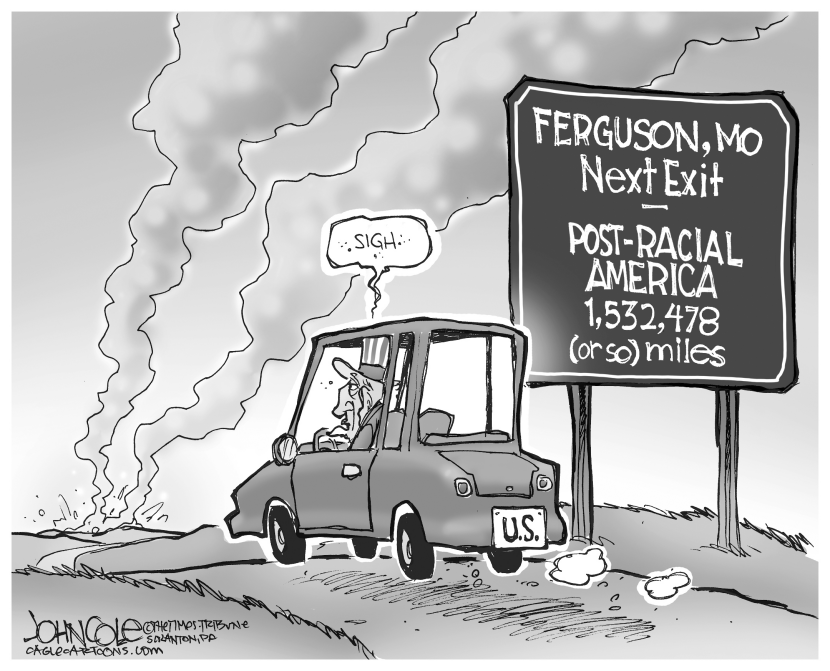 The road to Ferguson BW