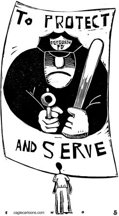 PROTECT AND SERVE by Randall Enos