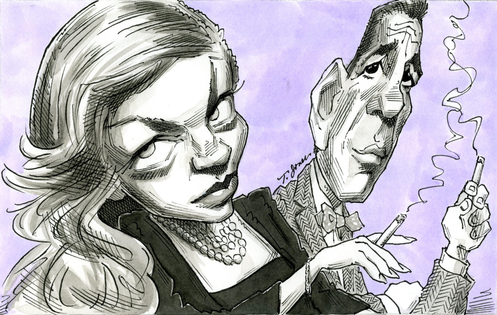 Bacall y Bogart - COLOR