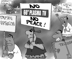 FERGUSON RIOTING by Gary McCoy