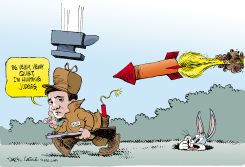 TOM DELAY AND BUGS BUNNY  by Daryl Cagle