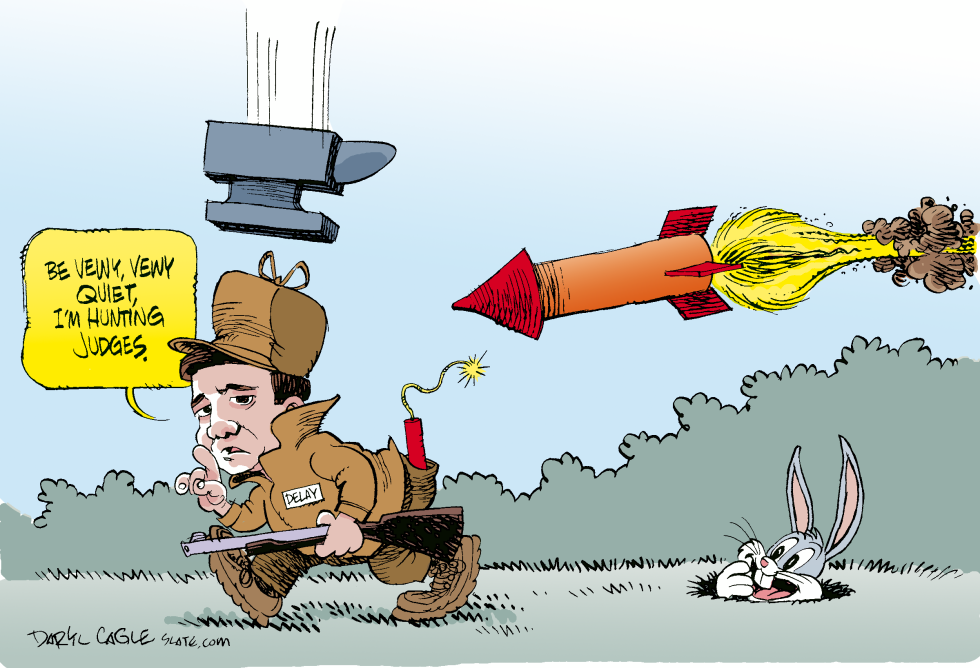 Tom Delay and Bugs Bunny COLOR