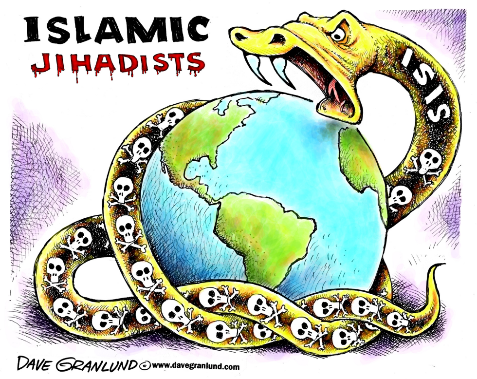  ISLAMIC JIHADISTS ISIS by Dave Granlund