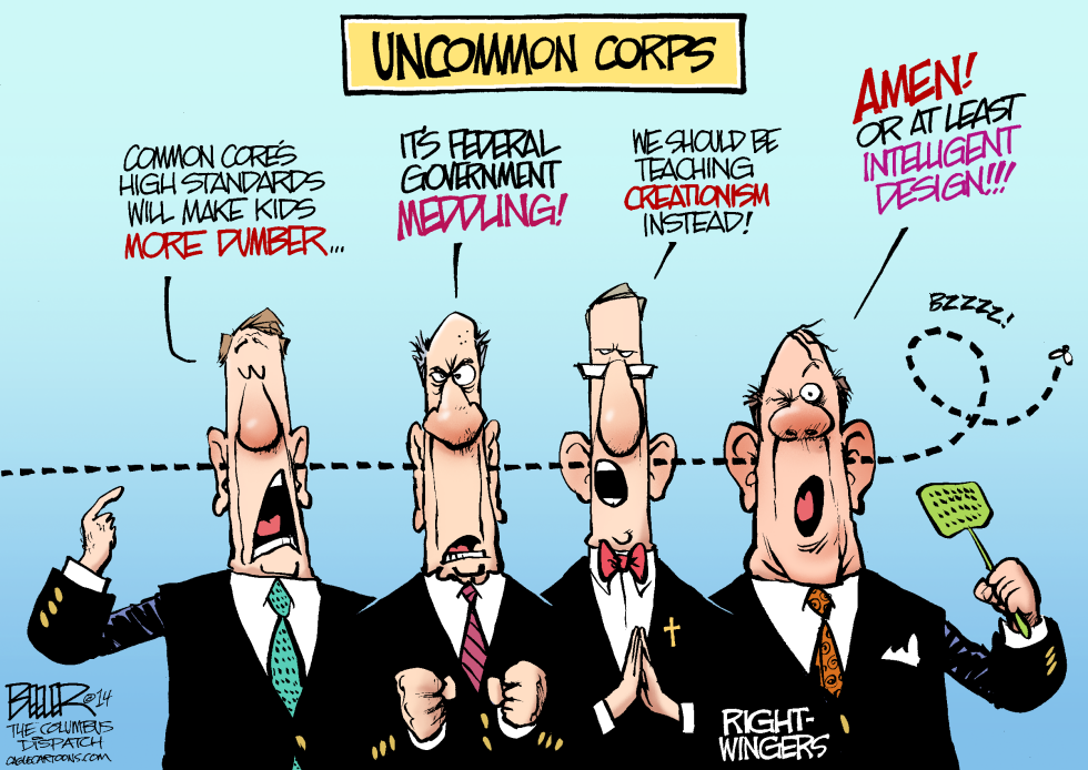  COMMON CORE CRITICS by Nate Beeler